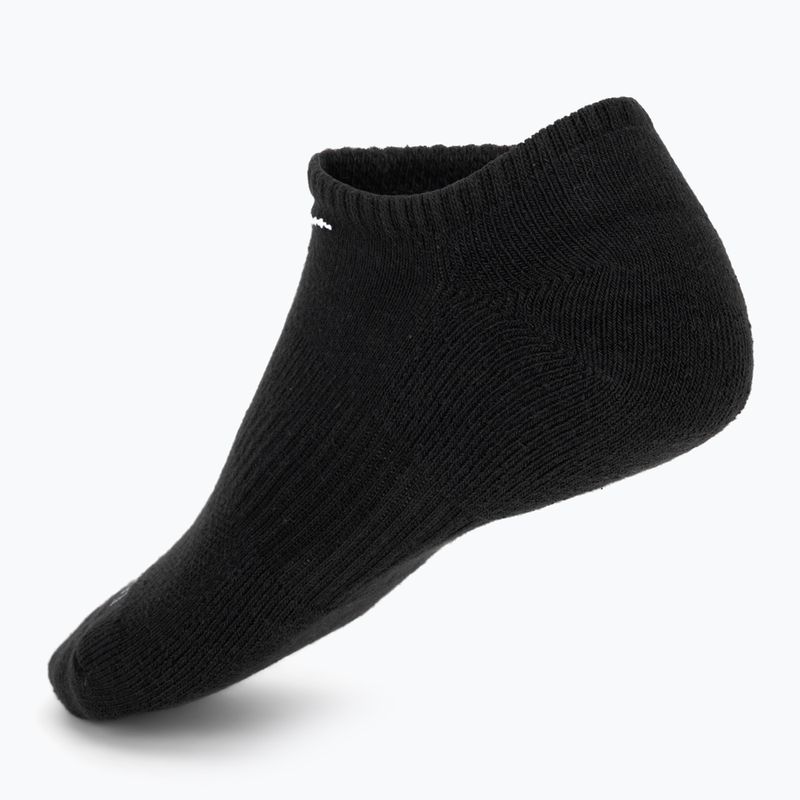 Calzini da uomo Nike Everyday Plus Cushioned No Show 6 paia black/white 2