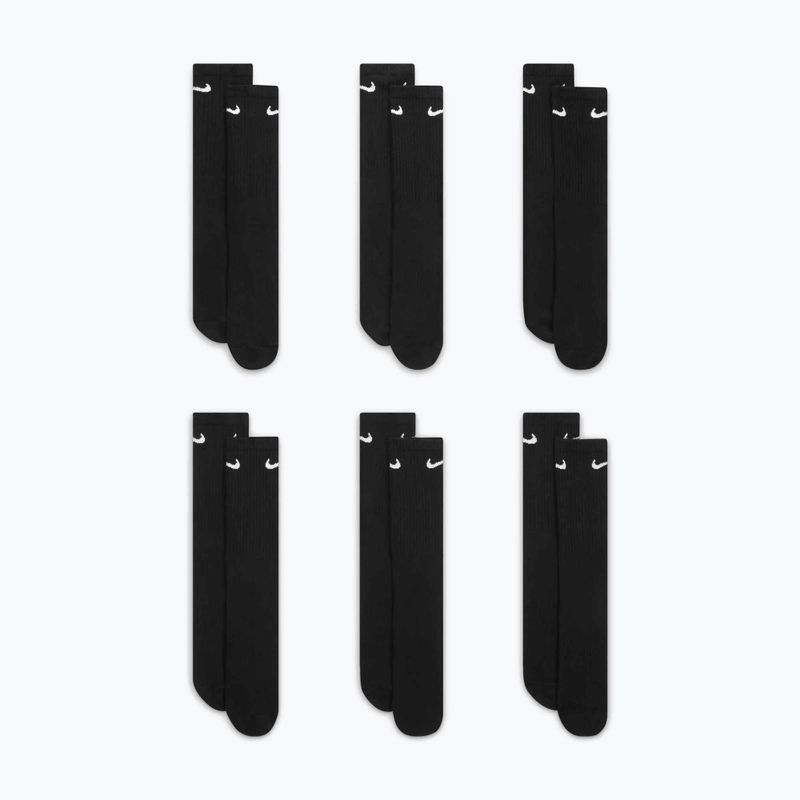 Calzini Nike Everyday Cushioned 6 paia bianco/nero 3