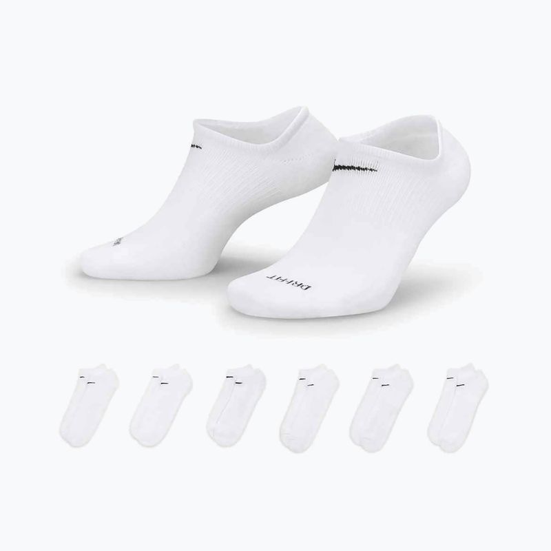 Skarpety Nike Everyday Lightweight No Show 6 par white/black 5