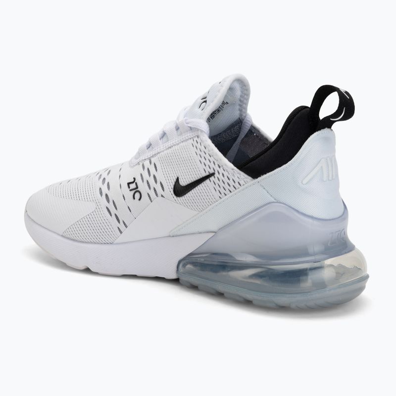 Scarpe da uomo Nike Air Max 270 white/white/black 3