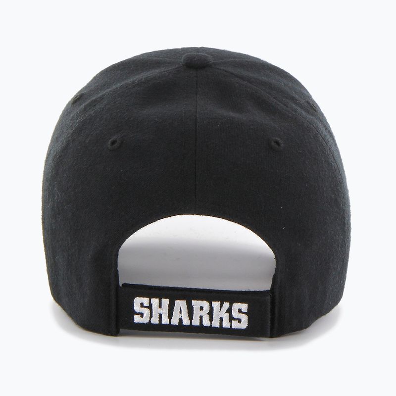 47 Brand NHL San Jose Sharks Cappello da baseball MVP nero 2