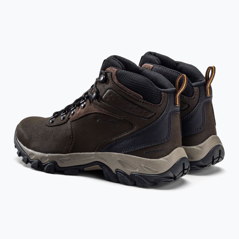Columbia Newton Ridge Plus II Wp stivali da trekking da uomo in cordovan/squash 3