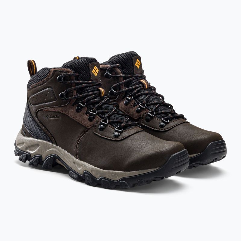 Columbia Newton Ridge Plus II Wp stivali da trekking da uomo in cordovan/squash 5