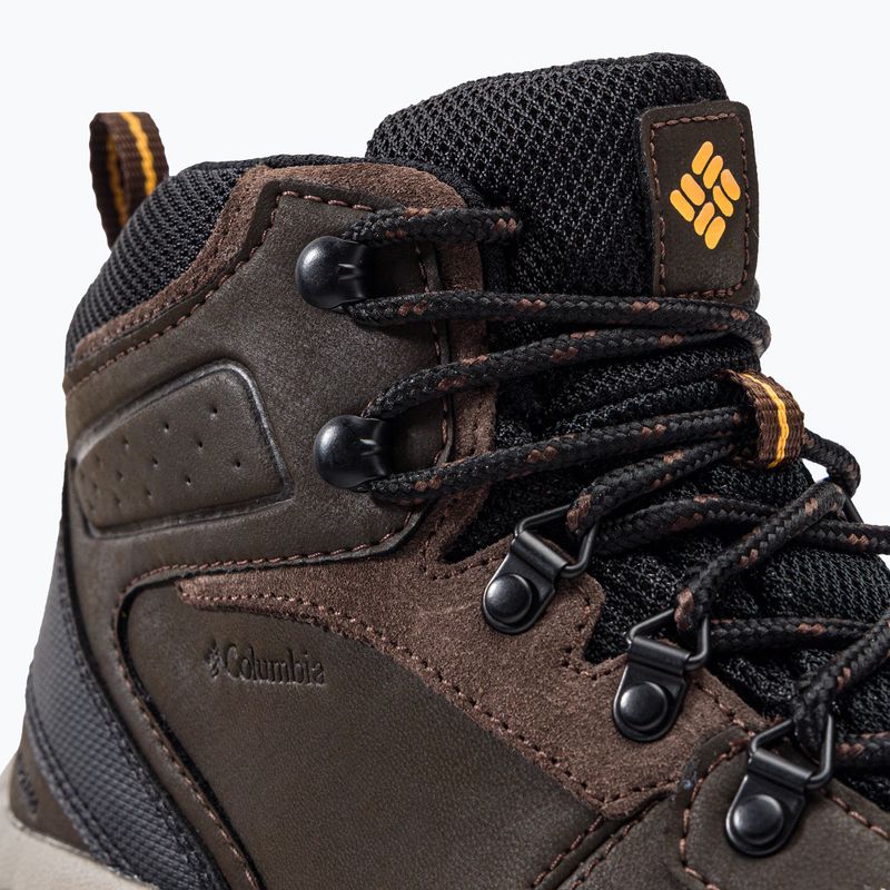 Columbia Newton Ridge Plus II Wp stivali da trekking da uomo in cordovan/squash 8
