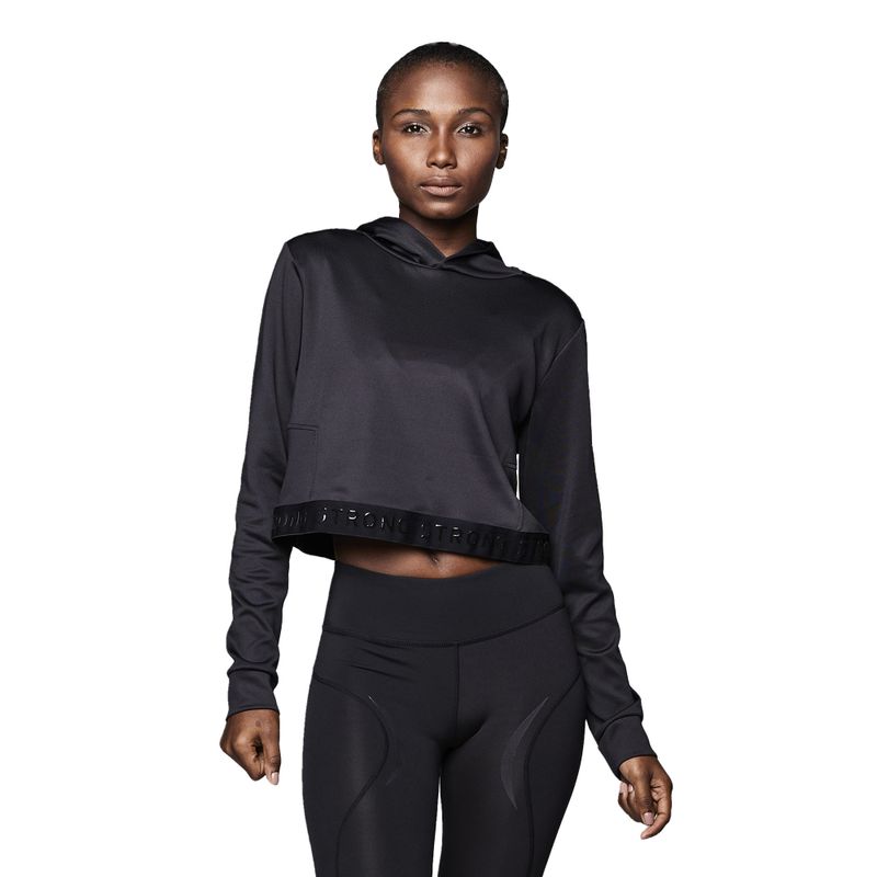 Felpa STRONG ID donna Z1T02408 nero