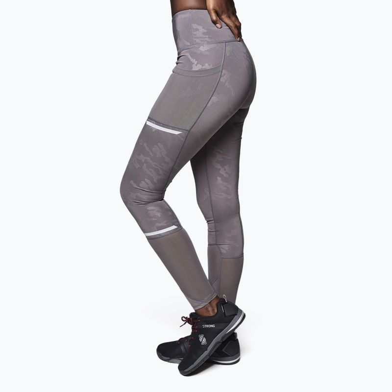 Leggings donna STRONG ID Z1B01168 grigio/camo 2