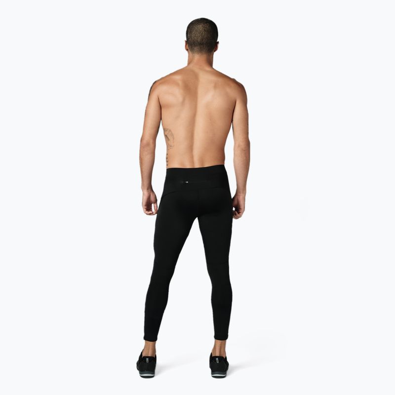 Leggings a compressione geometrica STRONG ID Uomo nero 3