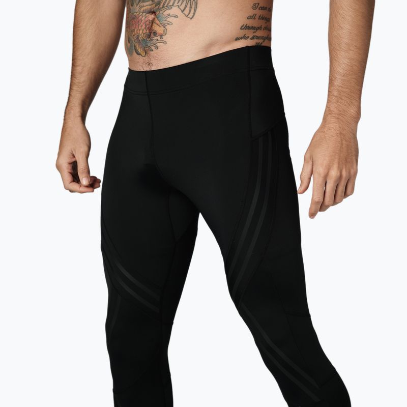 Leggings a compressione geometrica STRONG ID Uomo nero 4
