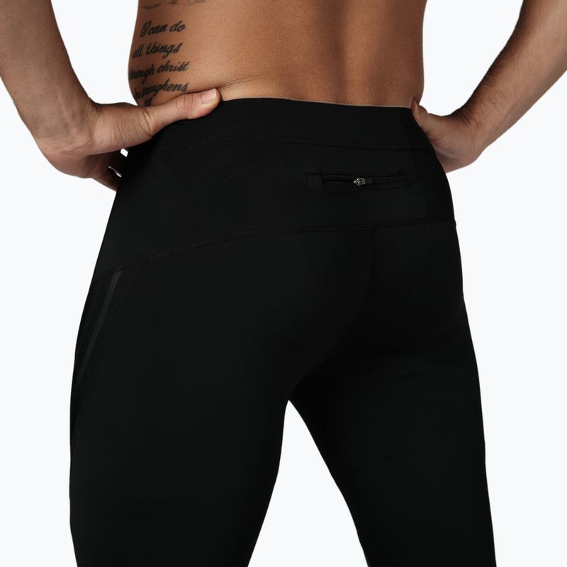 Leggings a compressione geometrica STRONG ID Uomo nero 5