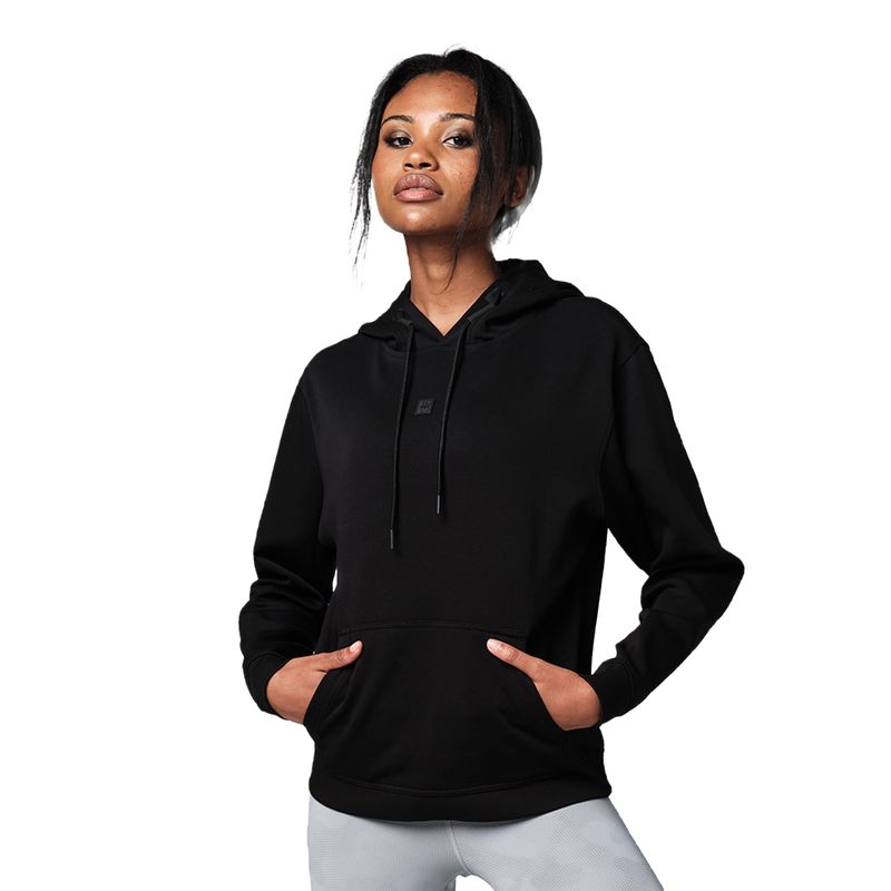 Felpa STRONG ID Essential Core da donna, nero
