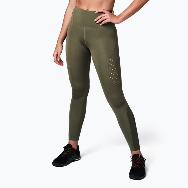 Leggings donna STRONG ID Performance oliva 2