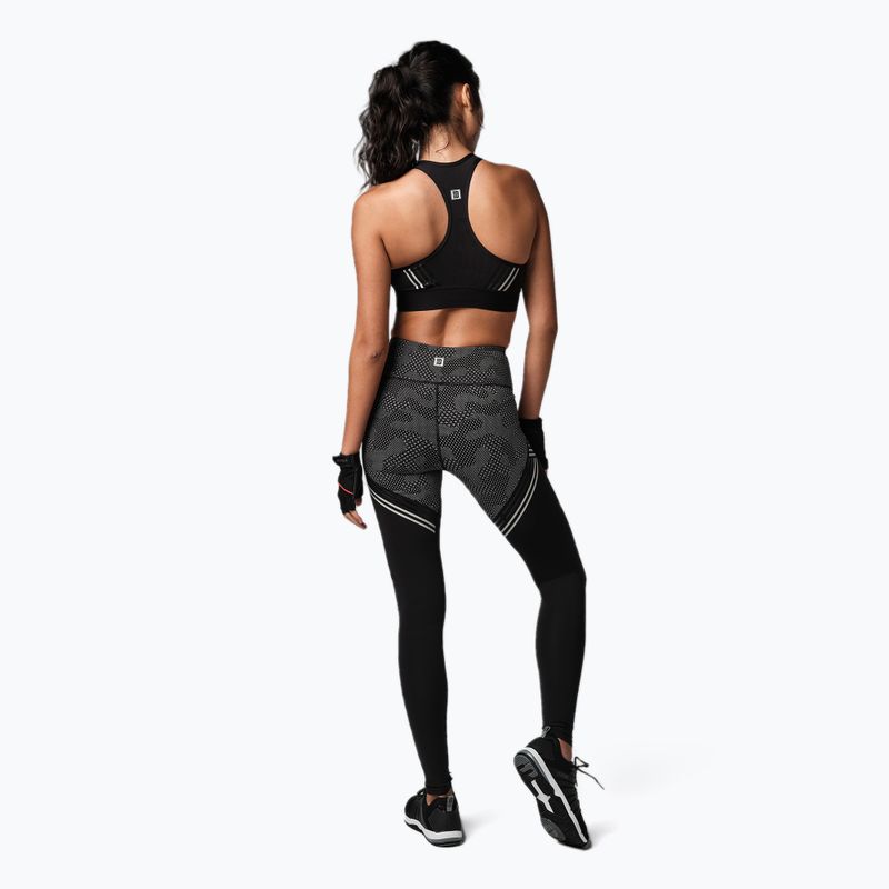 Reggiseno STRONG ID Make The Cut nero riflettente 2