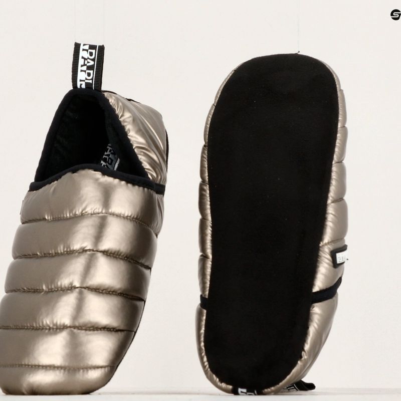 Pantofole Napapijri da donna NP0A4H77 argento 12