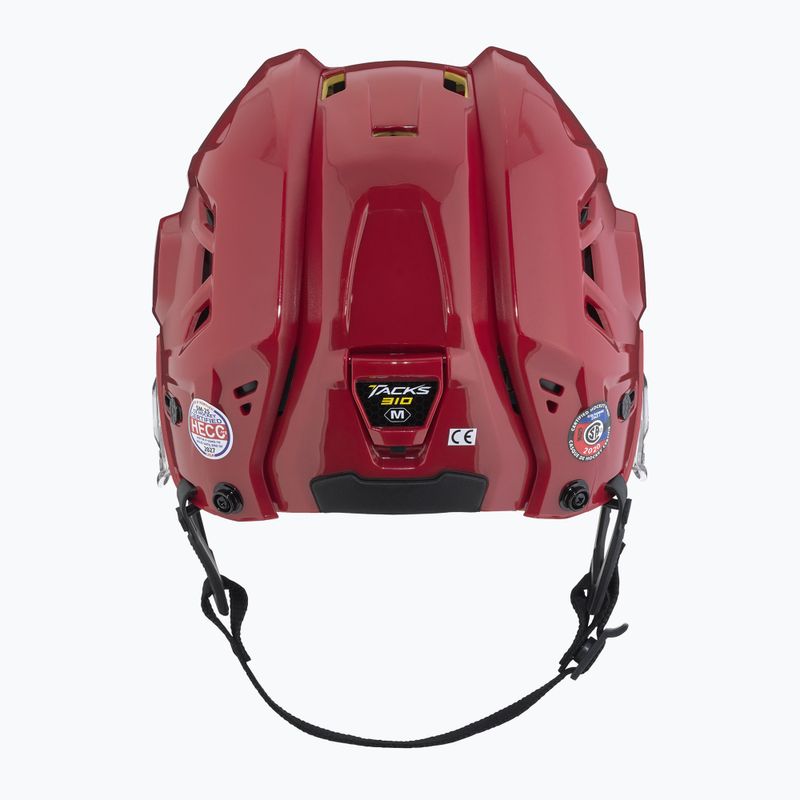 Casco da hockey CCM Tacks 310 rosso 4