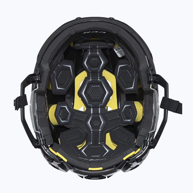 Casco da hockey CCM Tacks 310 Combo nero 5