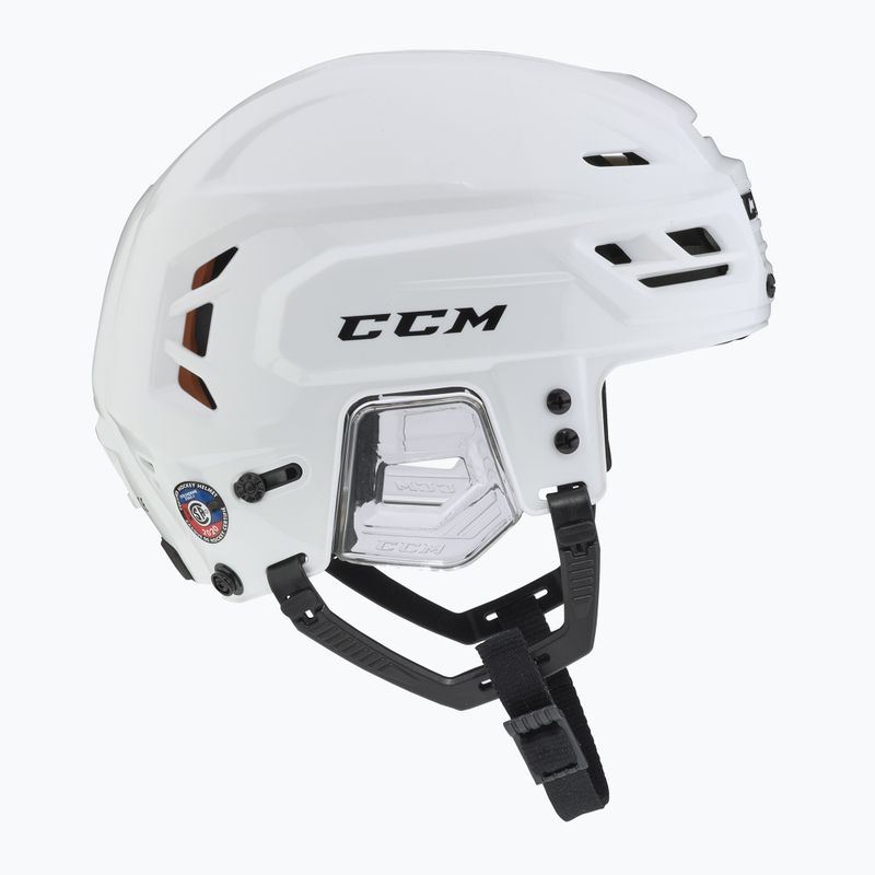 Casco da hockey CCM Tacks 710 bianco 3