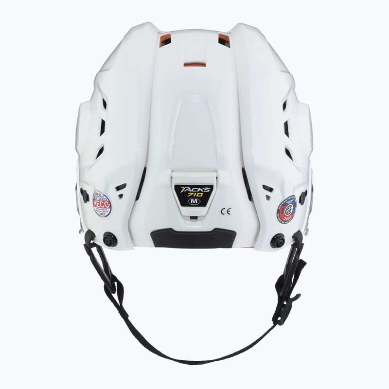 Casco da hockey CCM Tacks 710 bianco 4