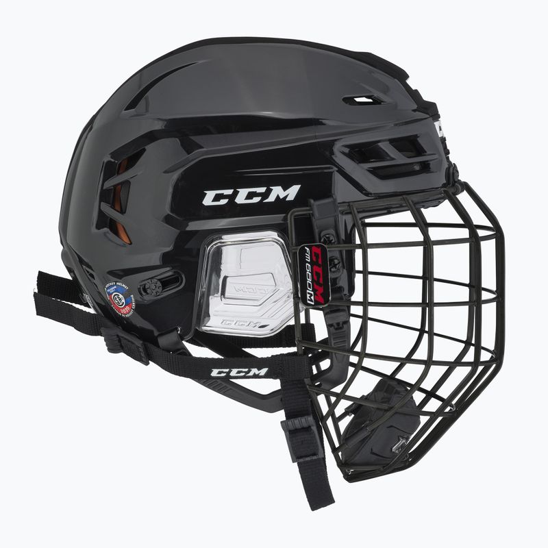 Casco da hockey CCM Tacks 710 Combo nero 3