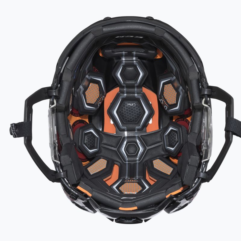 Casco da hockey CCM Tacks 710 Combo nero 5