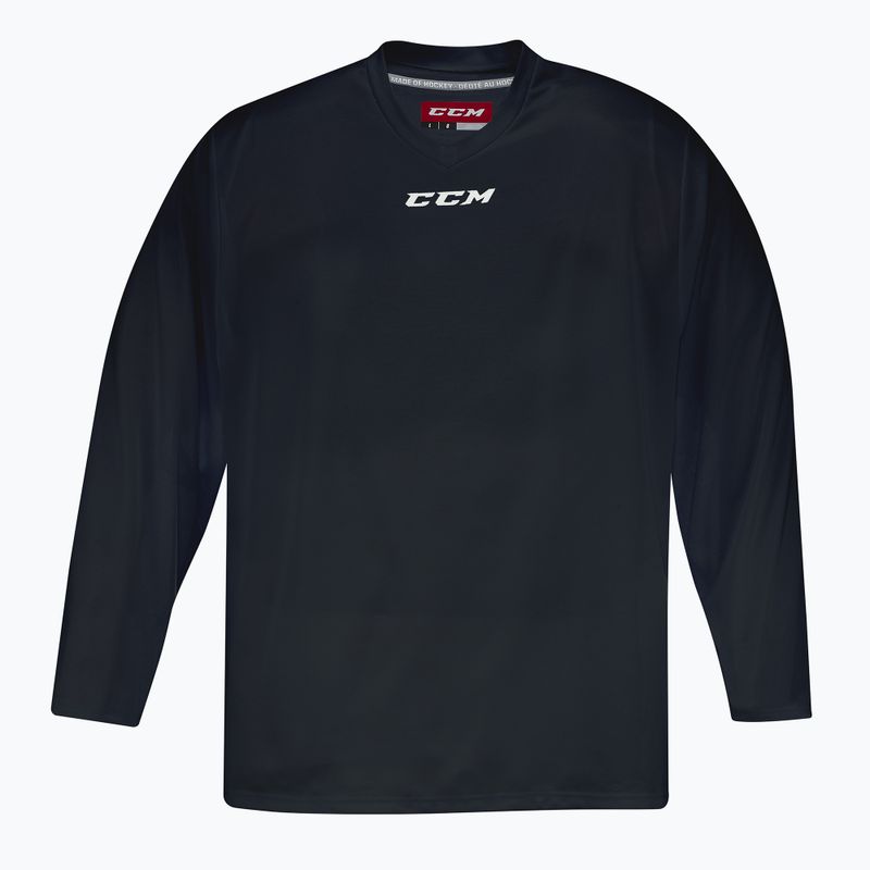Maglia a maniche lunghe da hockey per bambini CCM 5000 JR nero