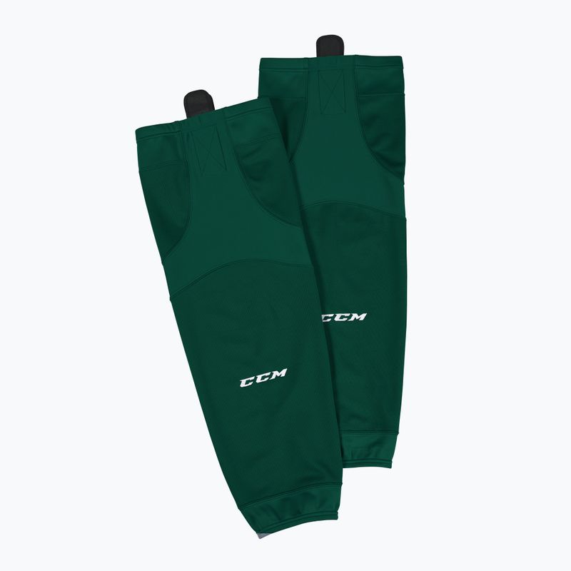 Leggings da hockey per bambini CCM SX6000 JR verde scuro