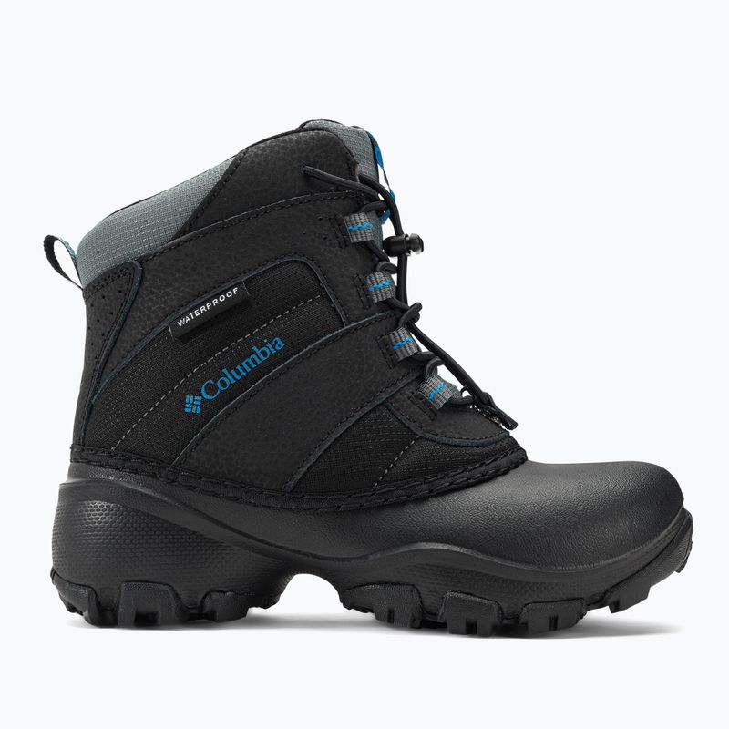Columbia Rope Tow III WP Scarponi da neve bambino nero/bussola scura 2