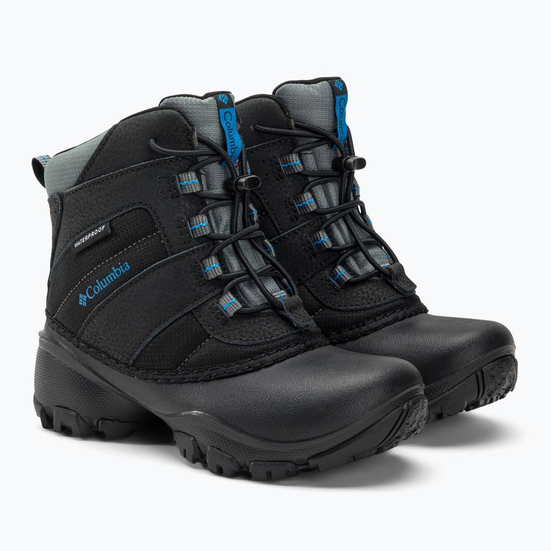 Columbia Rope Tow III WP Scarponi da neve bambino nero/bussola scura 4