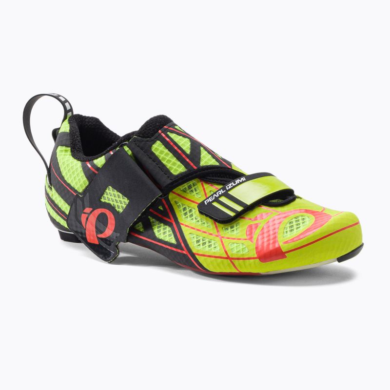 Scarpe da triathlon PEARL iZUMi Tri Fly PRO V3 Uomo, lime punch/nero