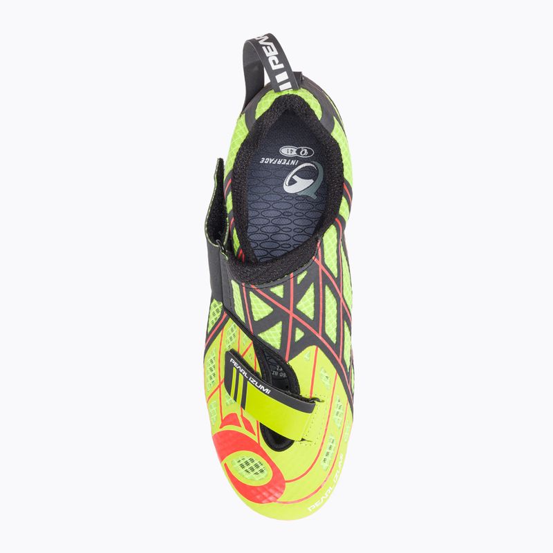 Scarpe da triathlon PEARL iZUMi Tri Fly PRO V3 Uomo, lime punch/nero 6