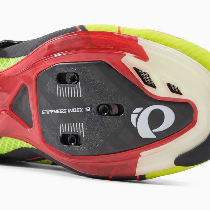 Scarpe da triathlon PEARL iZUMi Tri Fly PRO V3 Uomo, lime punch/nero 7