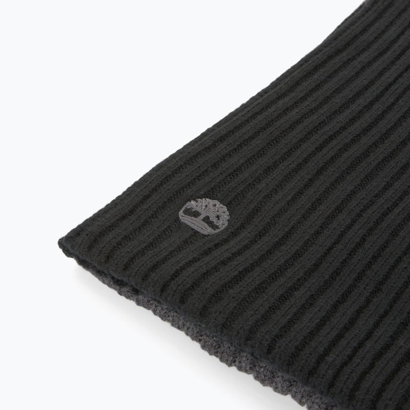 Sciarpa uomo Timberland Basic Colorblock Muffler nero 2