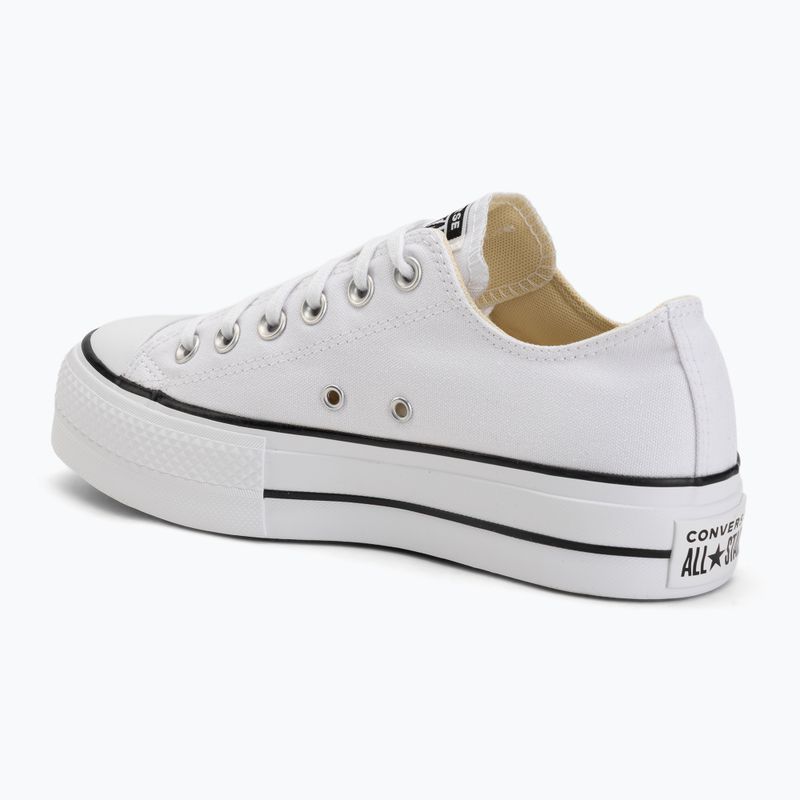Sneakers da donna Converse Chuck Taylor All Star Lift Low optical white 3