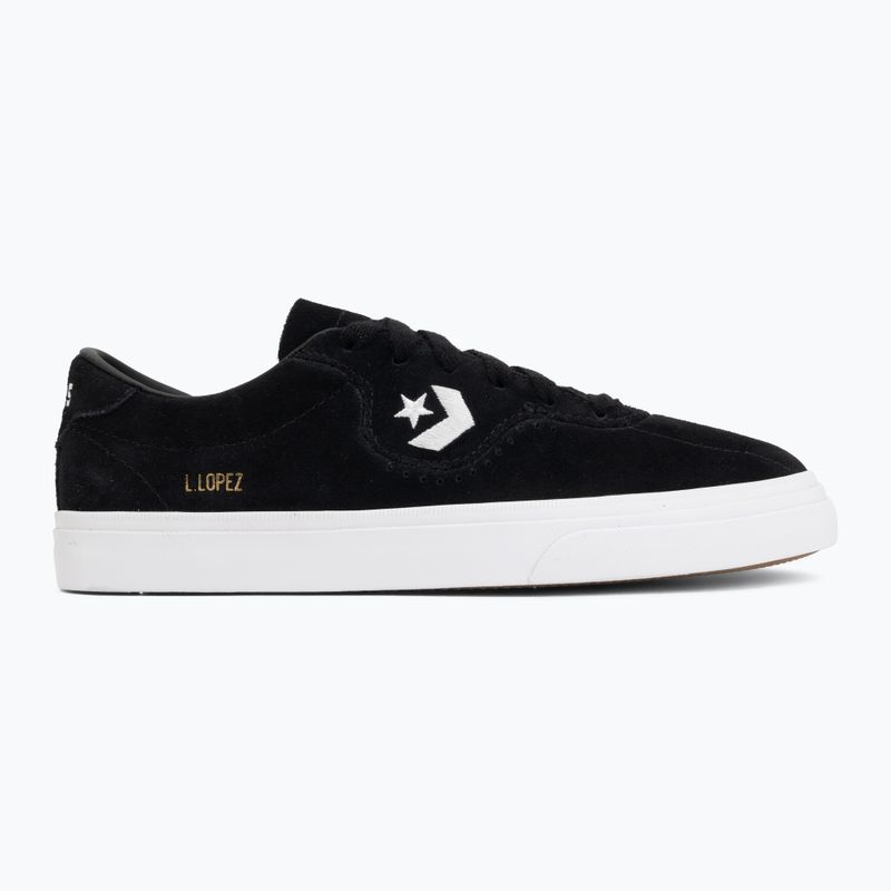 Scarpe Converse Louie Lopez Pro Suede Ox nero/nero/bianco 2