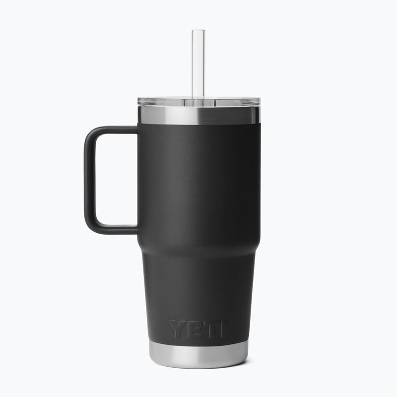 Borraccia termica YETI Rambler Straw 739 ml black 2