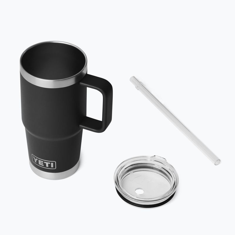 Borraccia termica YETI Rambler Straw 739 ml black 4