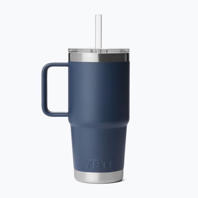 Borraccia termica YETI Rambler Straw 739 ml navy 2