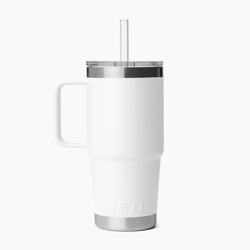 Borraccia termica YETI Rambler Straw 739 ml white 2