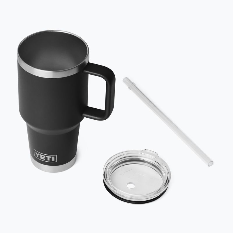 Borraccia termica YETI Rambler Straw 1000 ml black 4