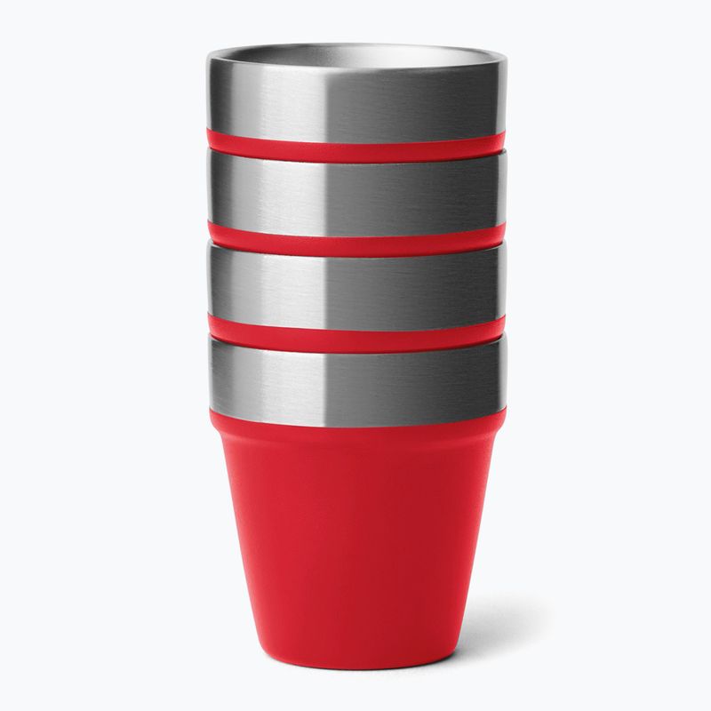 Bicchieri da campo YETI Shot 48 ml 4 pcs. rescue red 3