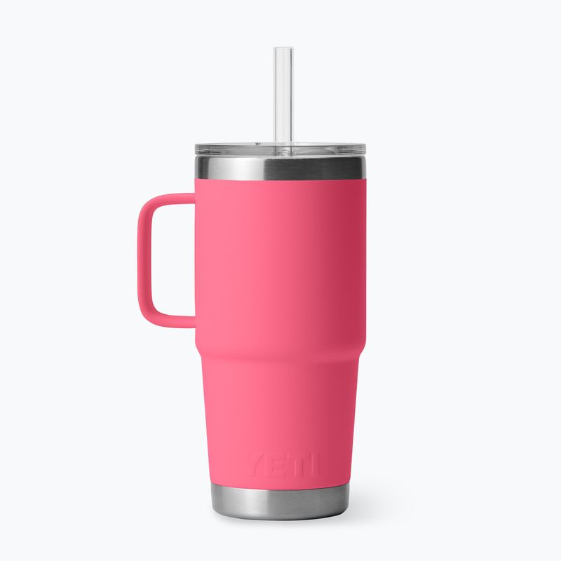 Borraccia termica YETI Rambler Straw 739 ml tropical pink 2