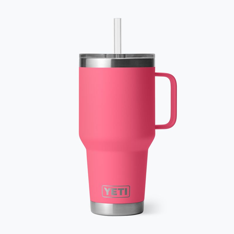 Borraccia termica YETI Rambler Straw 1000 ml tropical pink