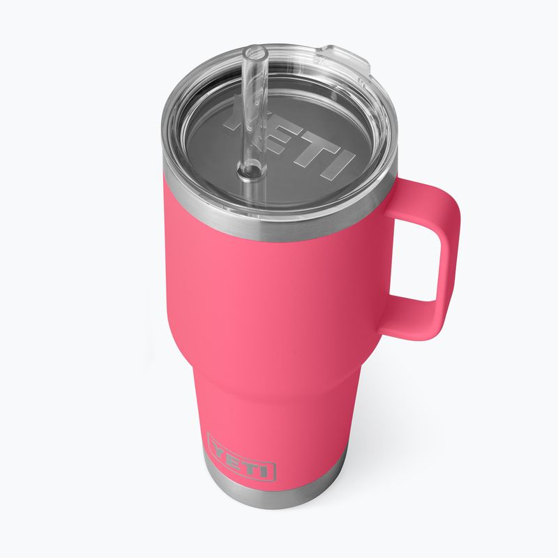 Borraccia termica YETI Rambler Straw 1000 ml tropical pink 3