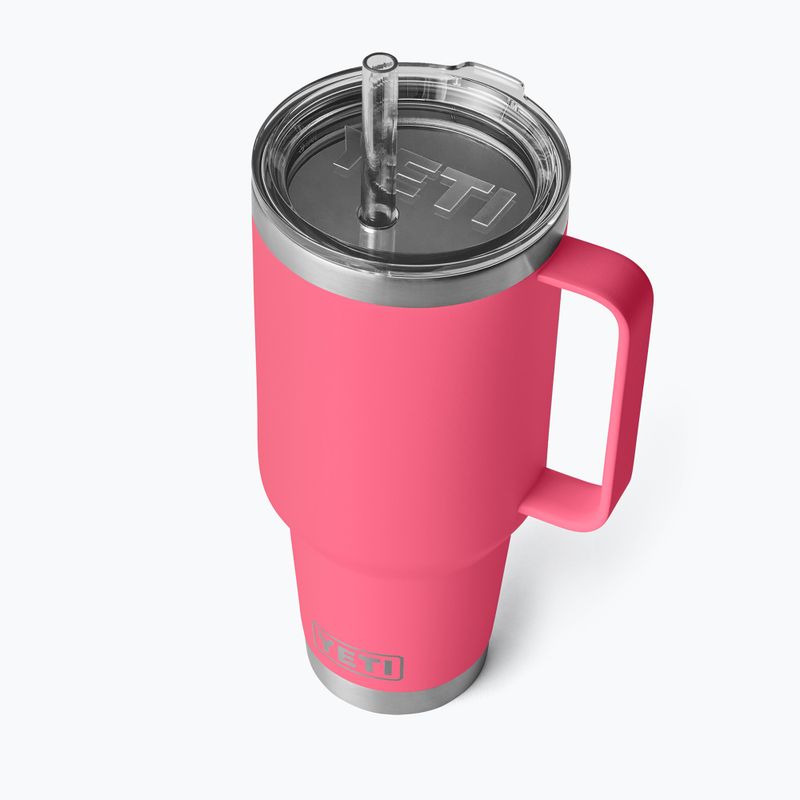 Borraccia termica YETI Rambler Straw 1200 ml tropical pink 3