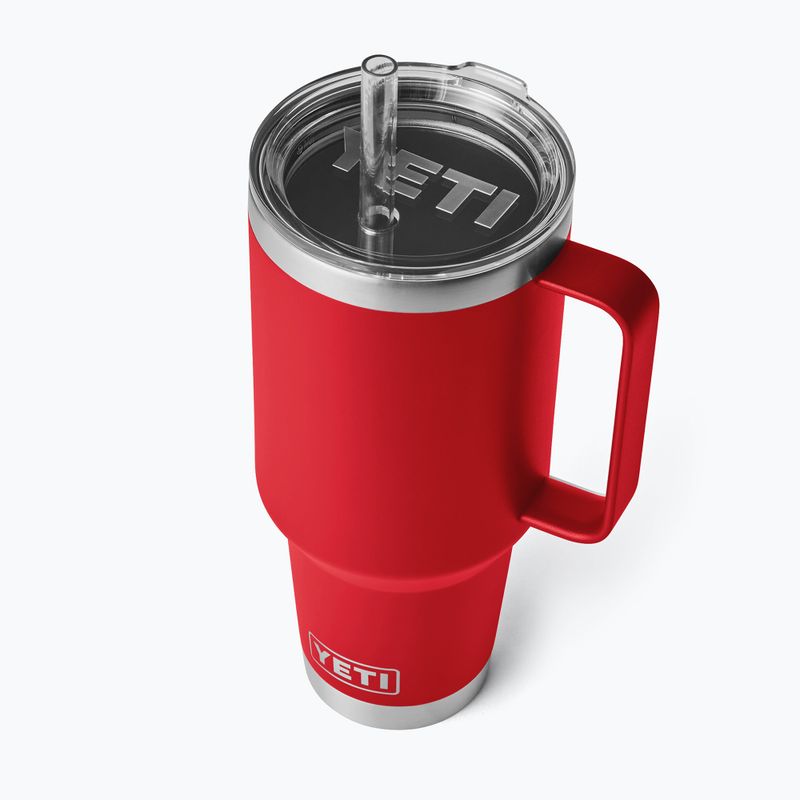 Borraccia termica YETI Rambler Straw 1200 ml rescue red 3