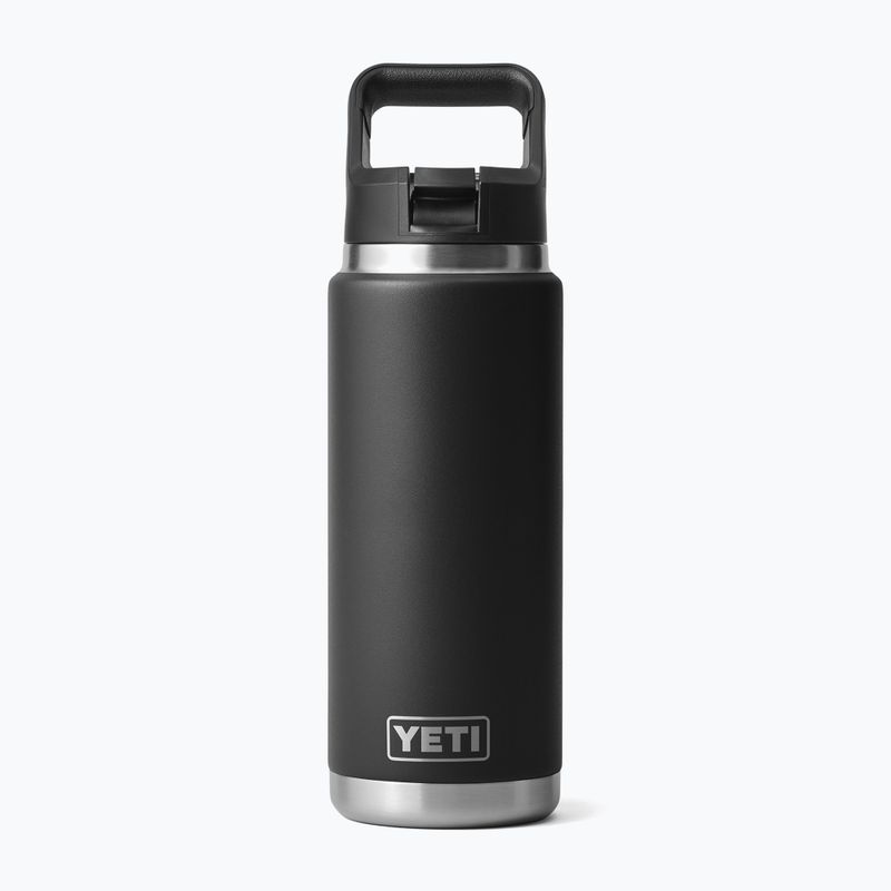 Borraccia termica YETI Rambler Straw 769 ml black