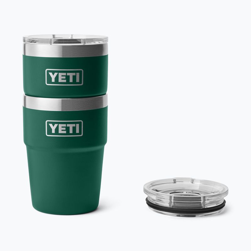 Thermos YETI Rambler Stackable 473 ml black forest green 4