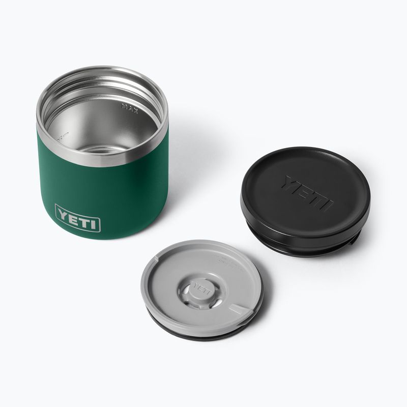 Thermos per alimenti YETI R8 Food Jar 237 ml black forest green 5