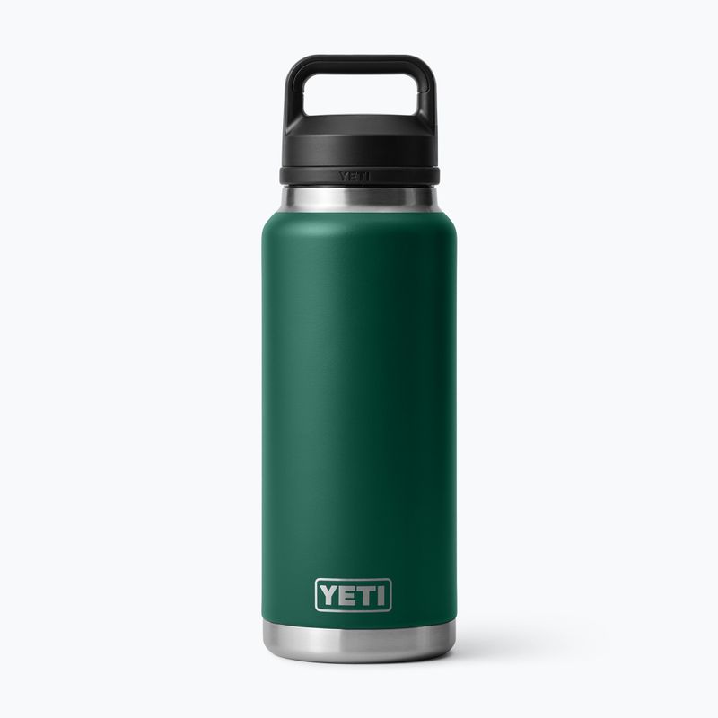 Borraccia termica YETI Rambler Chug 1064 ml black forest green