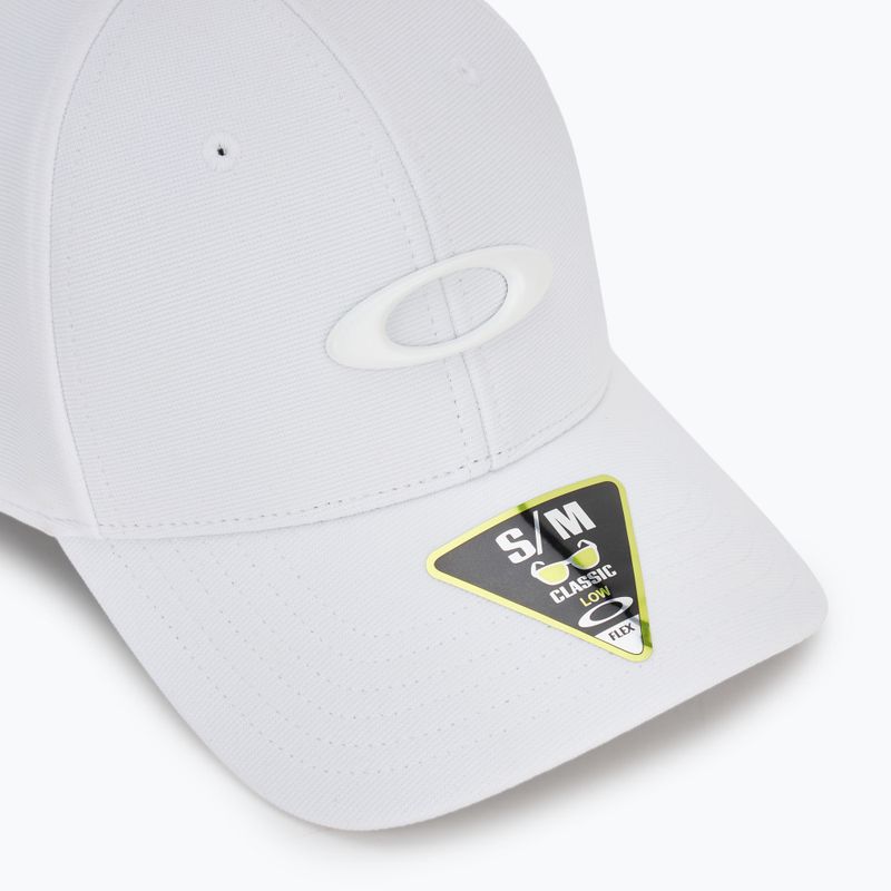 Cappello da baseball Oakley da uomo Tincan bianco 3