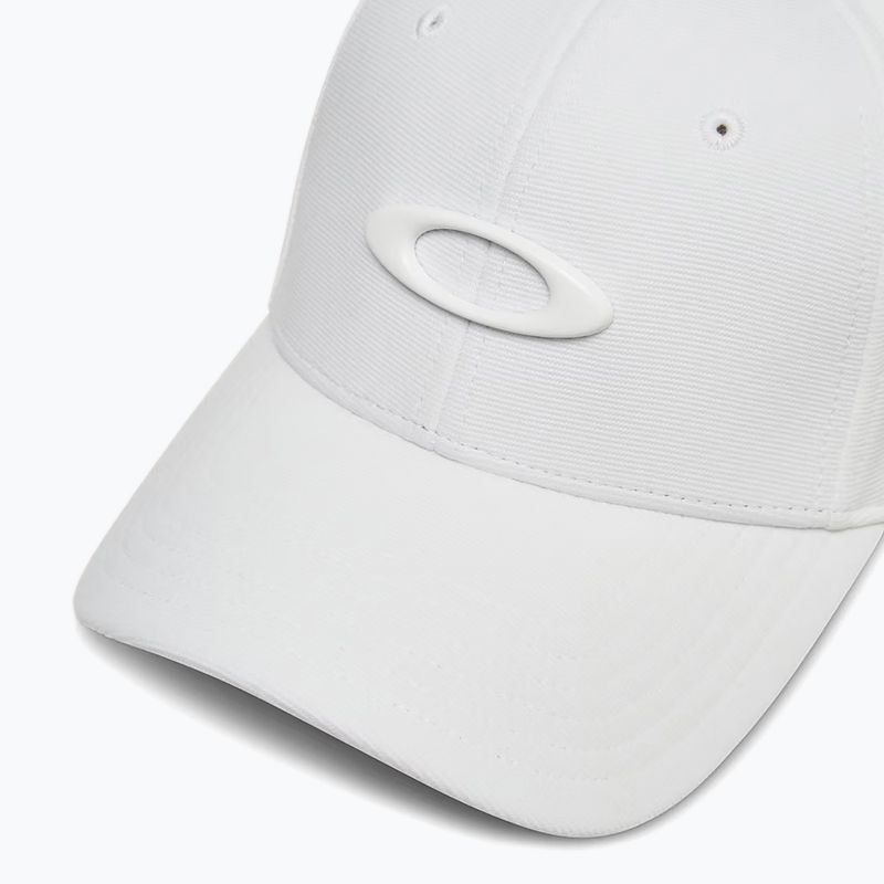 Cappello da baseball Oakley da uomo Tincan bianco 3
